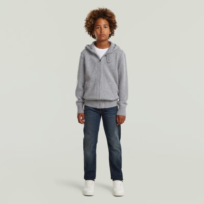 Boys Rag Hooded Full Zip Knit Boys Rag Hooded Full Zip Knit
