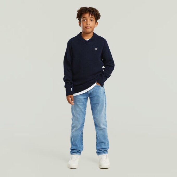 Boys Rag V Neck Knit