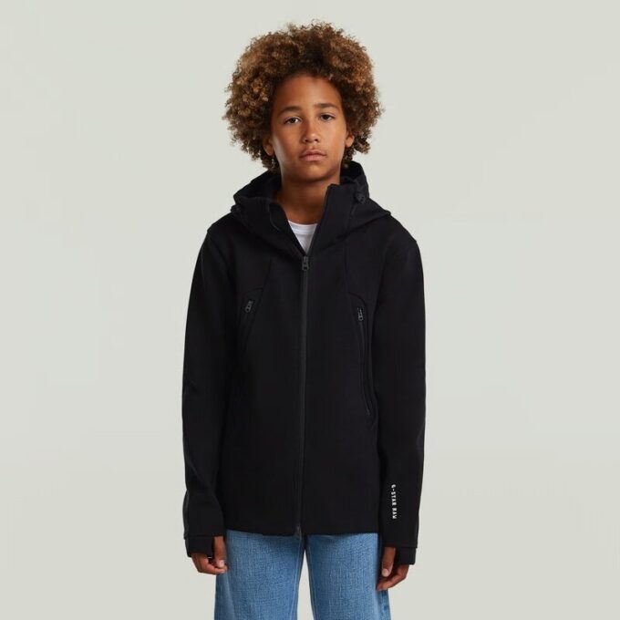 Boys Regular Hooded Full Zip Knit Boys Regular Hooded Full Zip Knit