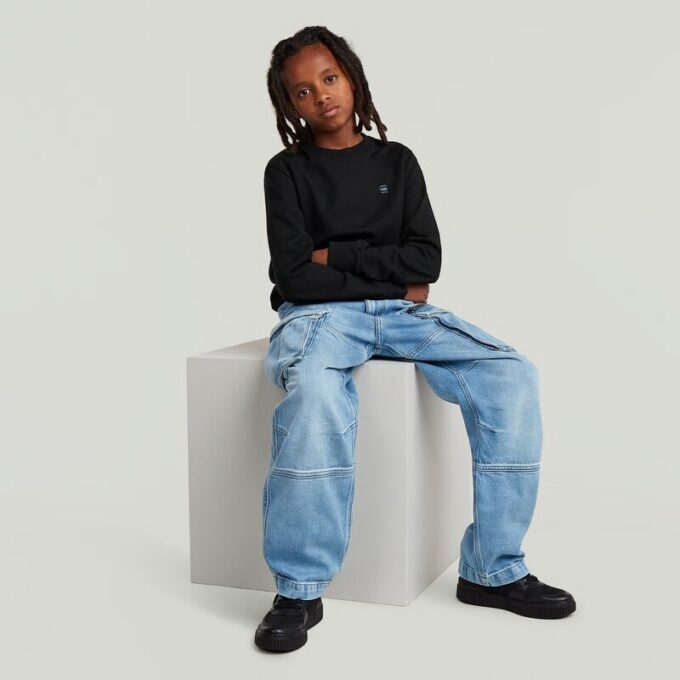 Boys Rovic 3D Loose Jeans Boys Rovic 3D Loose Jeans