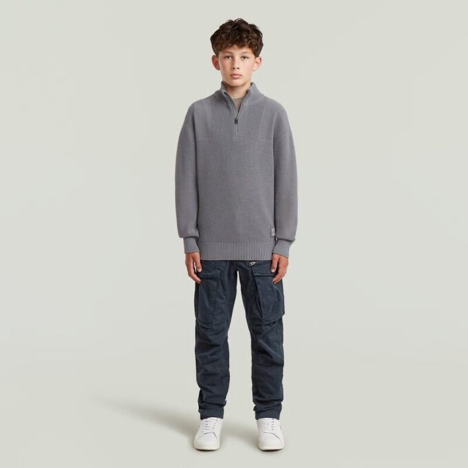 Boys Rovic Zip 3D Regular Tapered Pants Boys Rovic Zip 3D Regular Tapered Pants