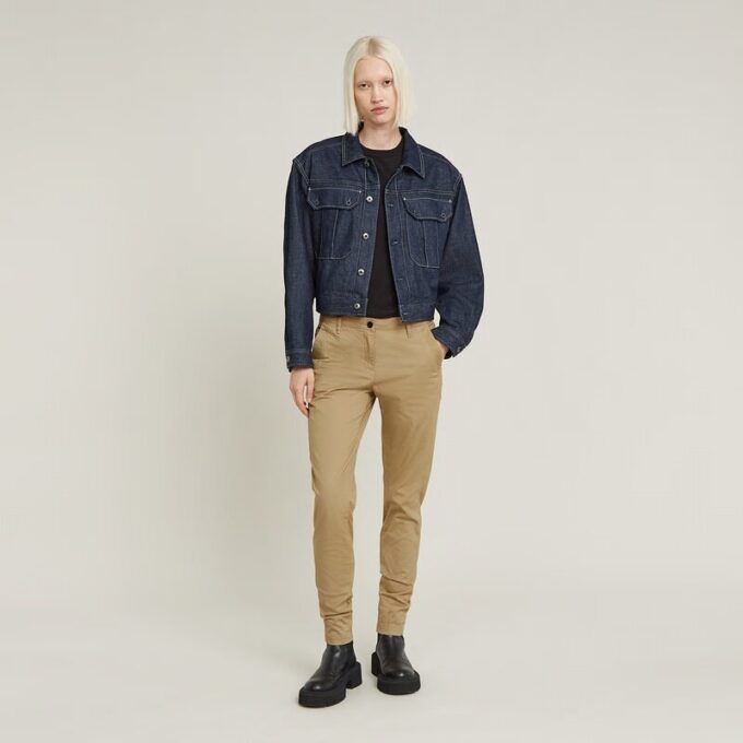 Bronson Mid Waist Skinny Chino
