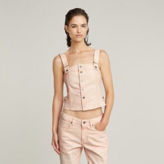 Bustier Top Detachable Straps