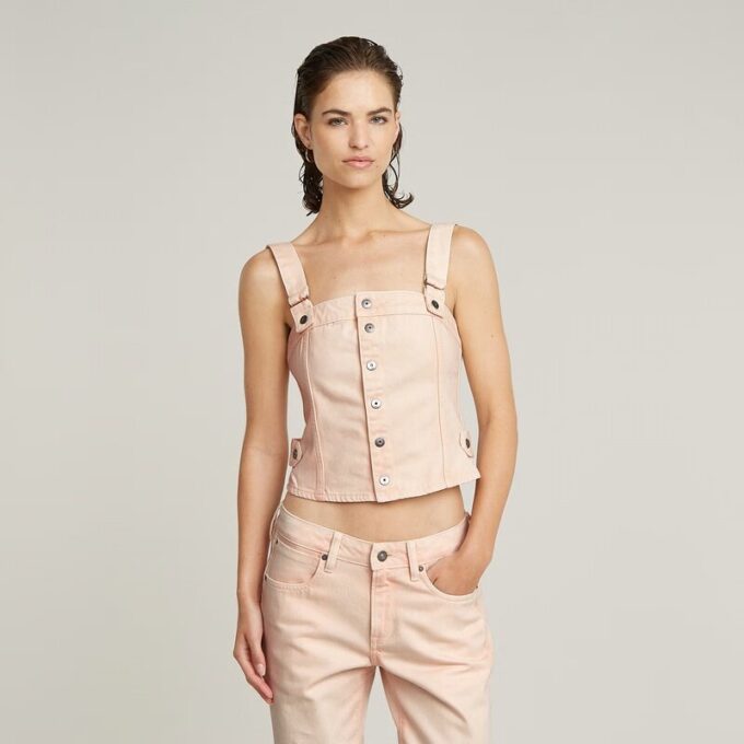 Bustier Top Detachable Straps