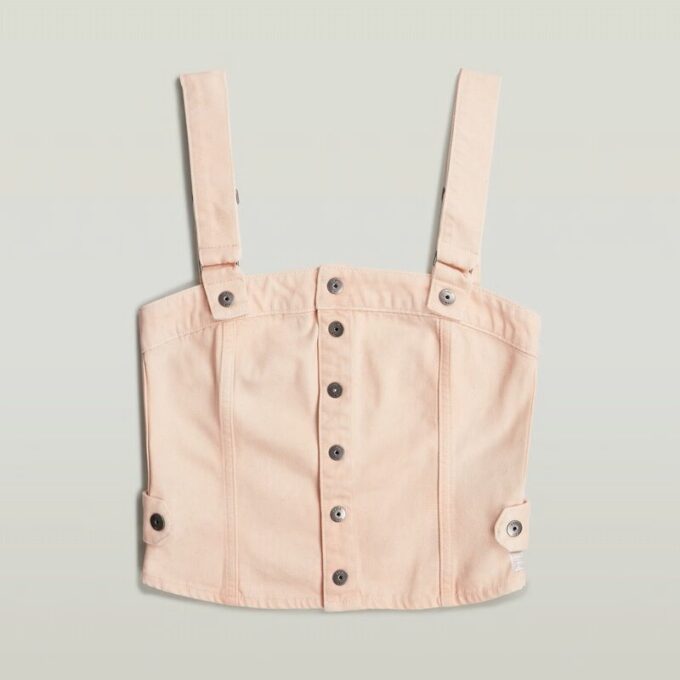 Bustier Top Detachable Straps