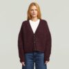 Cable Cropped Cardi Knit