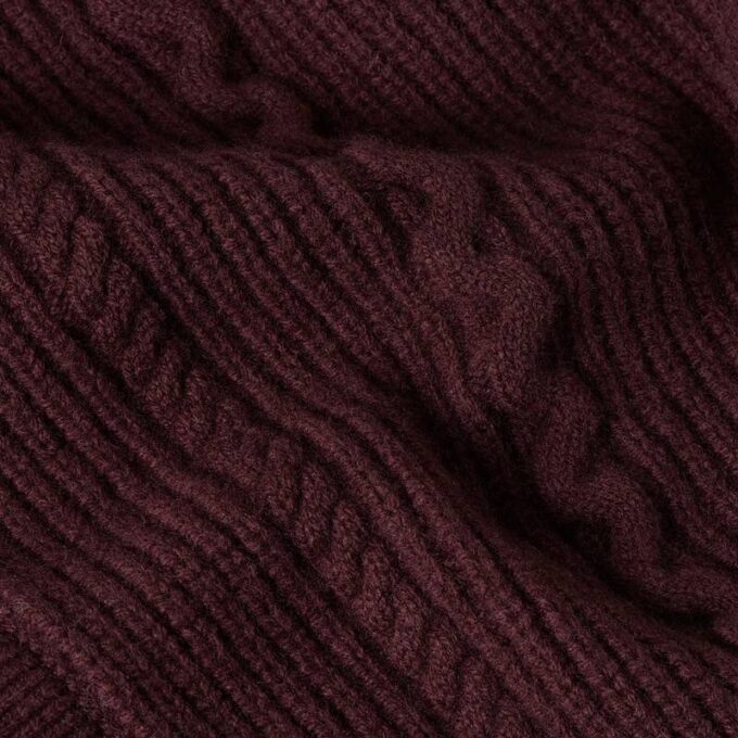 Cable Cropped Cardi Knit