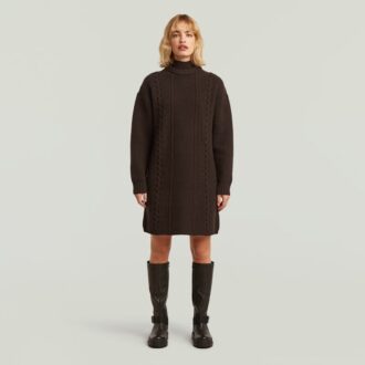 Cable Loose Knit Dress
