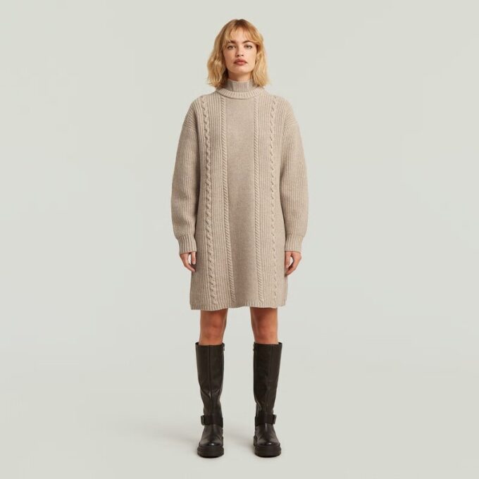 Cable Loose Knit Dress Cable Loose Knit Dress