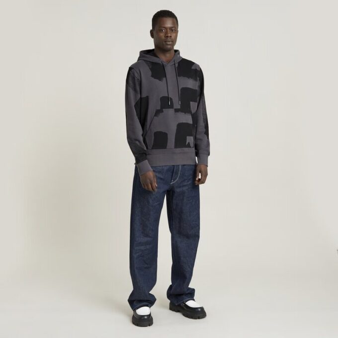 Calligraphy Allover Hooded Sweater Calligraphy Allover Hooded Sweater