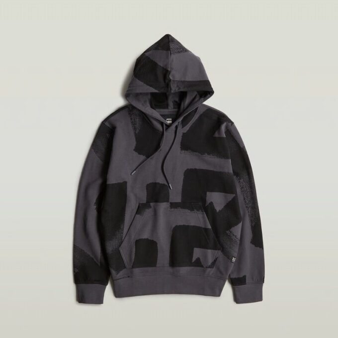 Calligraphy Allover Hooded Sweater Calligraphy Allover Hooded Sweater