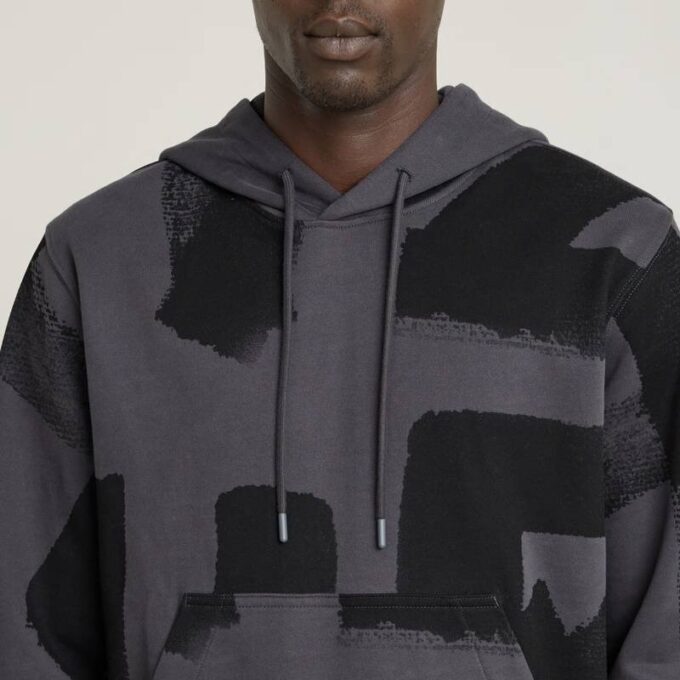 Calligraphy Allover Hooded Sweater Calligraphy Allover Hooded Sweater