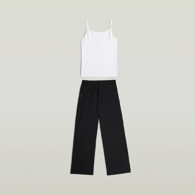 Cami and Wide Leg Pant Pajamas Set