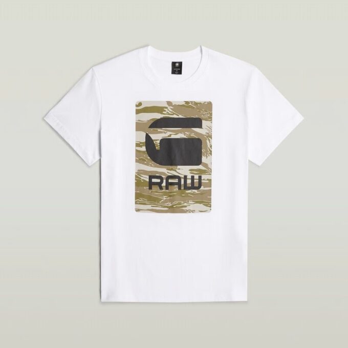 Camo Box Graphic T-Shirt