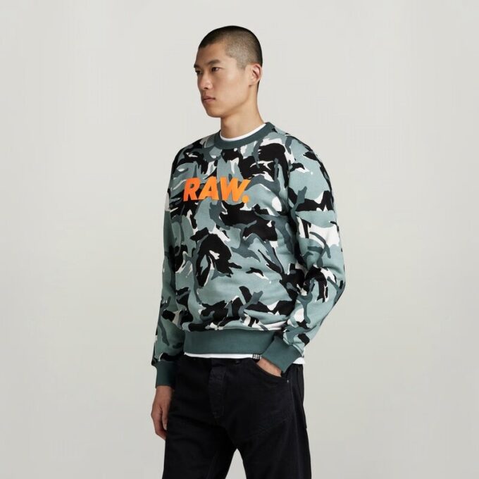 Camo RAW Sweater Camo RAW Sweater