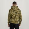 Camo Sleeve Graphic Hoodie