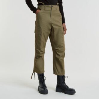 Cargo Cropped Drawcord Pants