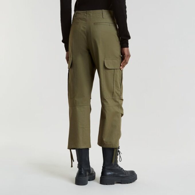 Cargo Cropped Drawcord Pants