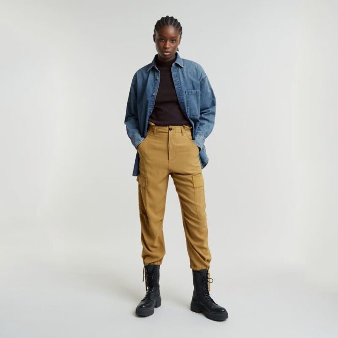 Cargo Cropped Drawcord Pants Cargo Cropped Drawcord Pants