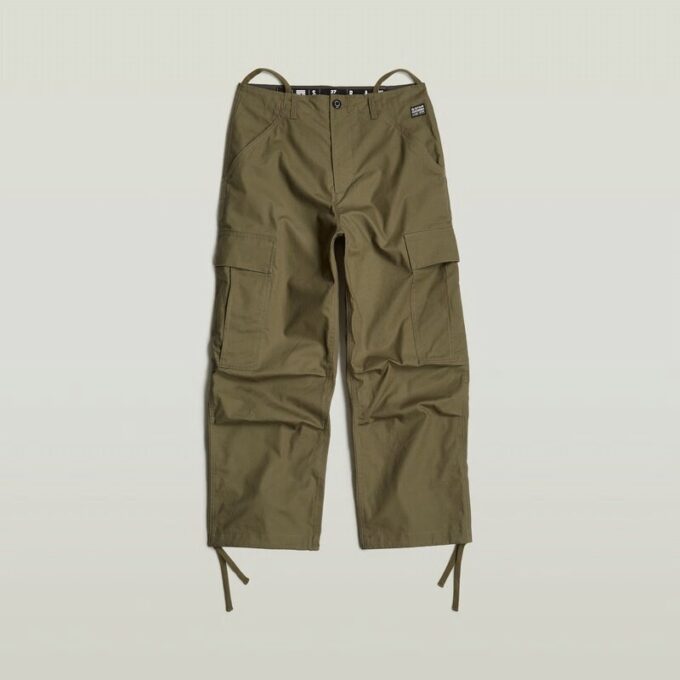 Cargo Cropped Drawcord Pants