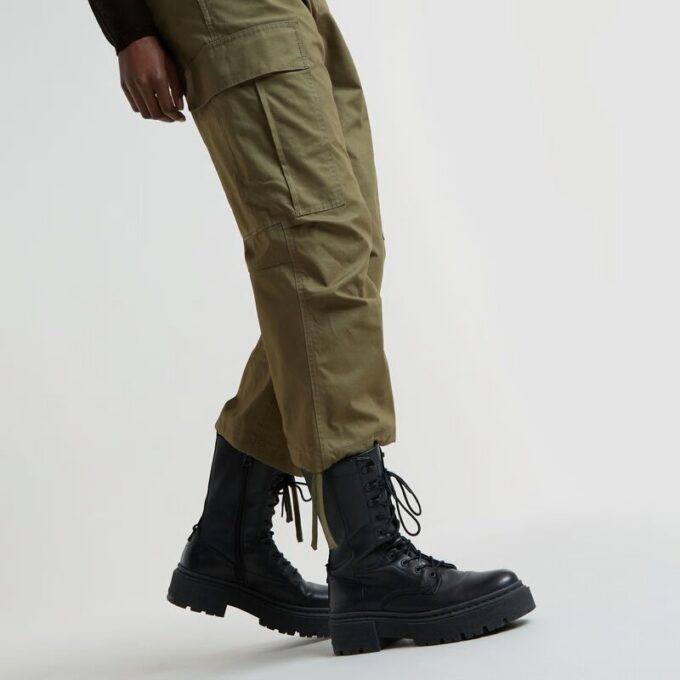 Cargo Cropped Drawcord Pants