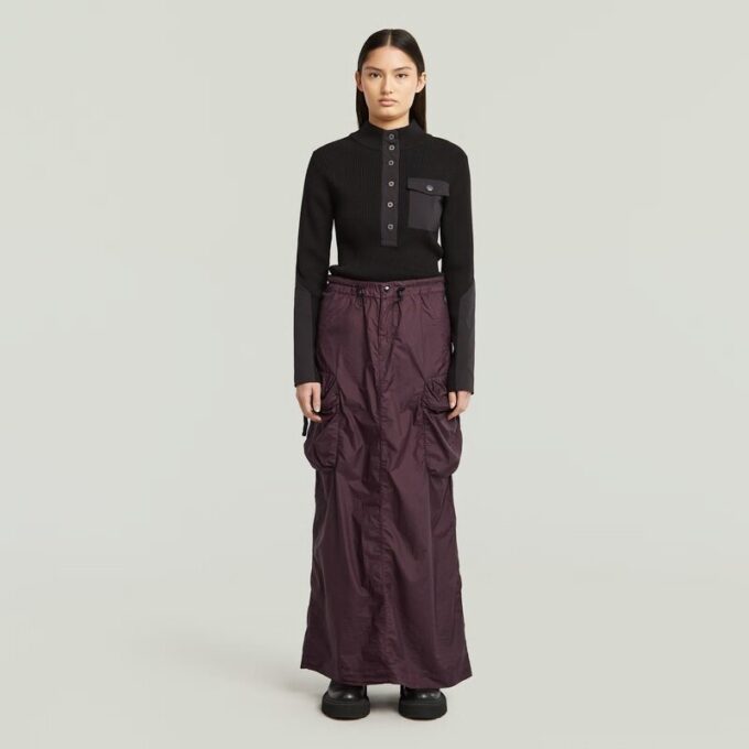 Cargo Long Skirt