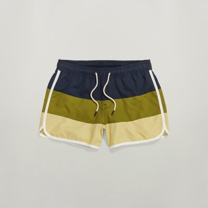 Carnic Color Block Swim Shorts