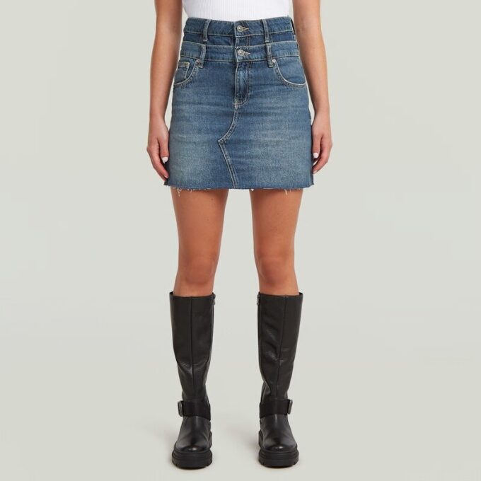 Carter Double Waistband Mini Skirt Carter Double Waistband Mini Skirt