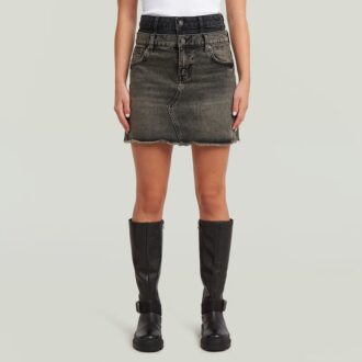 Carter Double Waistband Mini Skirt