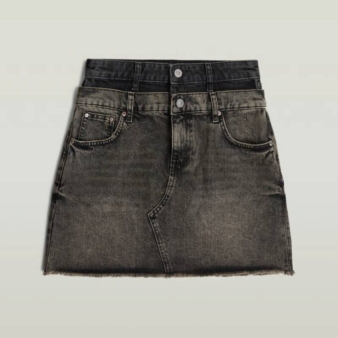 Carter Double Waistband Mini Skirt