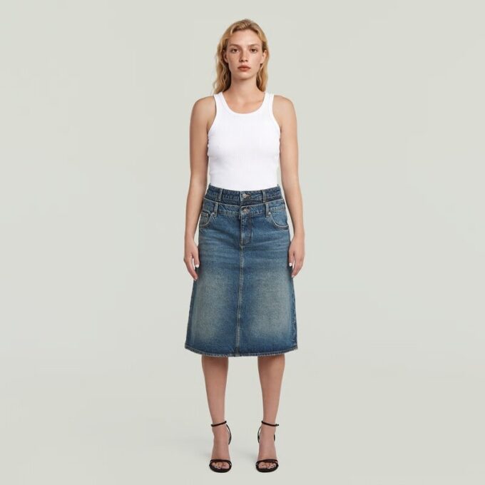 Carter Double Waistband Skirt