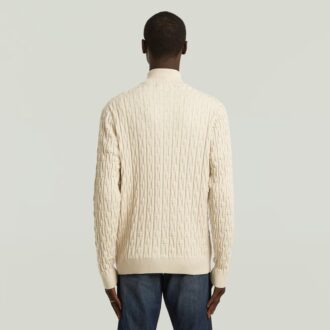 Chain Structure Cardigan Knit