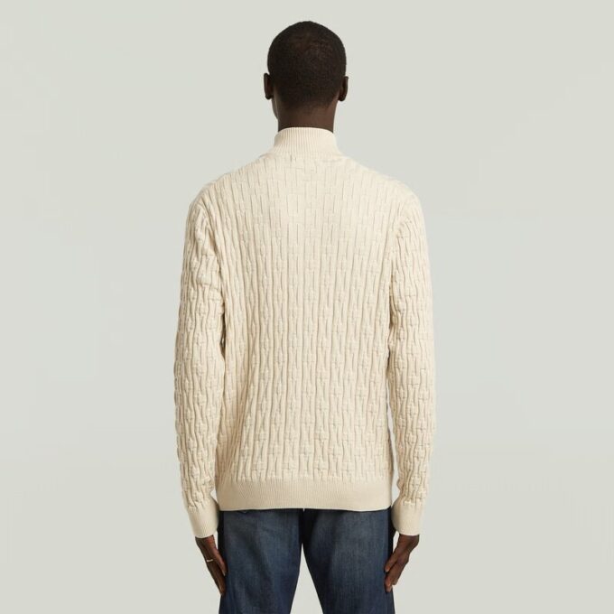 Chain Structure Cardigan Knit Chain Structure Cardigan Knit