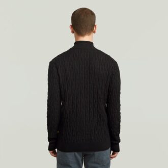 Chain Structure Cardigan Knit