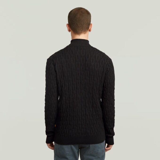 Chain Structure Cardigan Knit