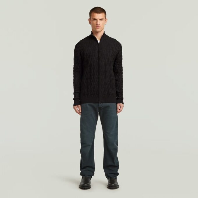 Chain Structure Cardigan Knit