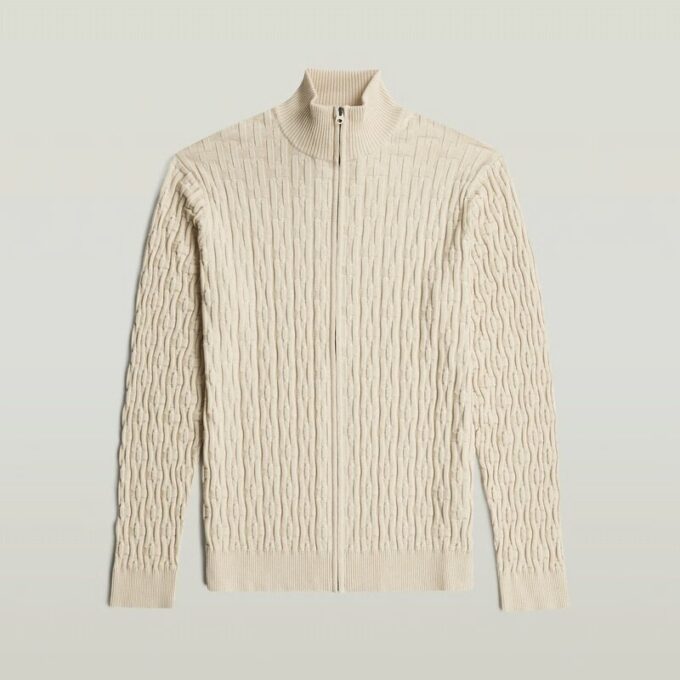 Chain Structure Cardigan Knit Chain Structure Cardigan Knit