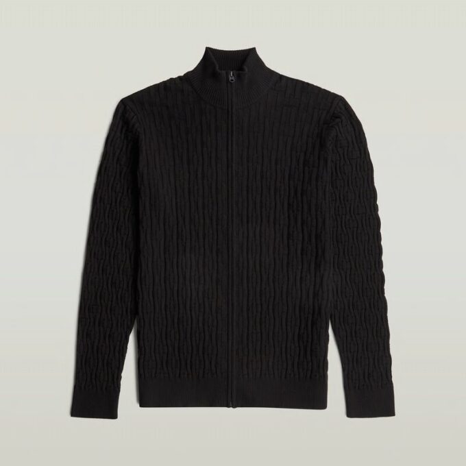 Chain Structure Cardigan Knit