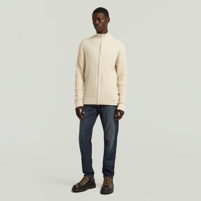 Chain Structure Cardigan Knit Chain Structure Cardigan Knit