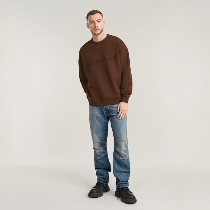 Chenille G-Script Loose Sweater Chenille G-Script Loose Sweater