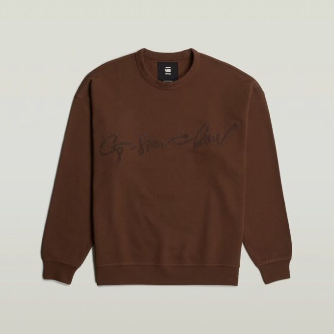 Chenille G-Script Loose Sweater Chenille G-Script Loose Sweater