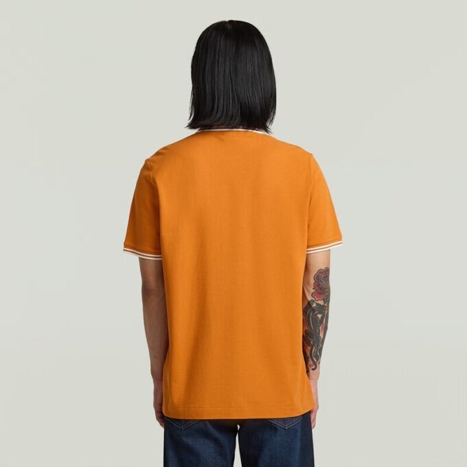 Chest Logo Striped Polo Chest Logo Striped Polo