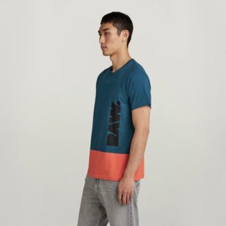 Color Block RAW. T-Shirt