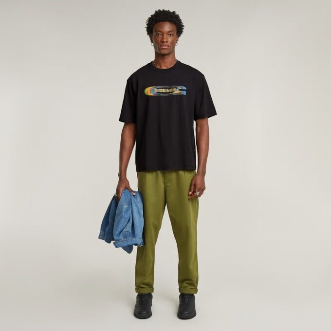 Color Shift Old Skool Logo Boxy T-Shirt Color Shift Old Skool Logo Boxy T-Shirt