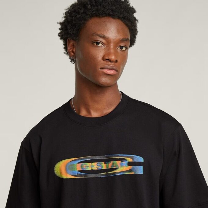 Color Shift Old Skool Logo Boxy T-Shirt Color Shift Old Skool Logo Boxy T-Shirt