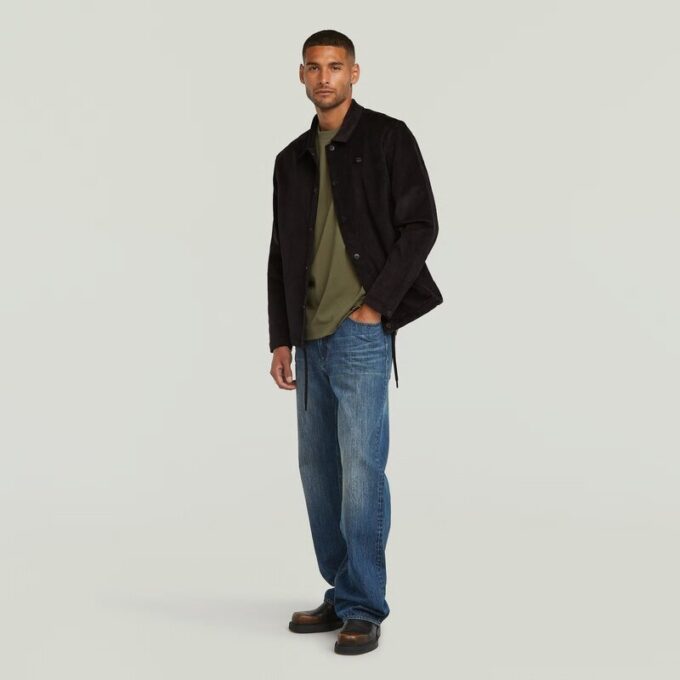 Cord Coach Sweater Jacket