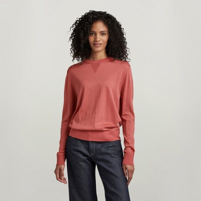Core Round Neck Knitted Sweater
