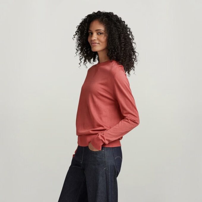 Core Round Neck Knitted Sweater