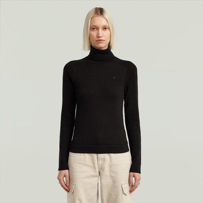 Core Turtle Slim Knit