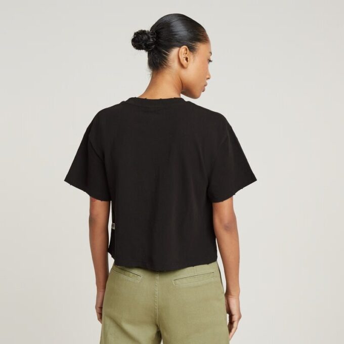 Cropped Logo Relaxed Top